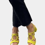 Guillelmine | Square-Toed Sandals with Rounded Cut