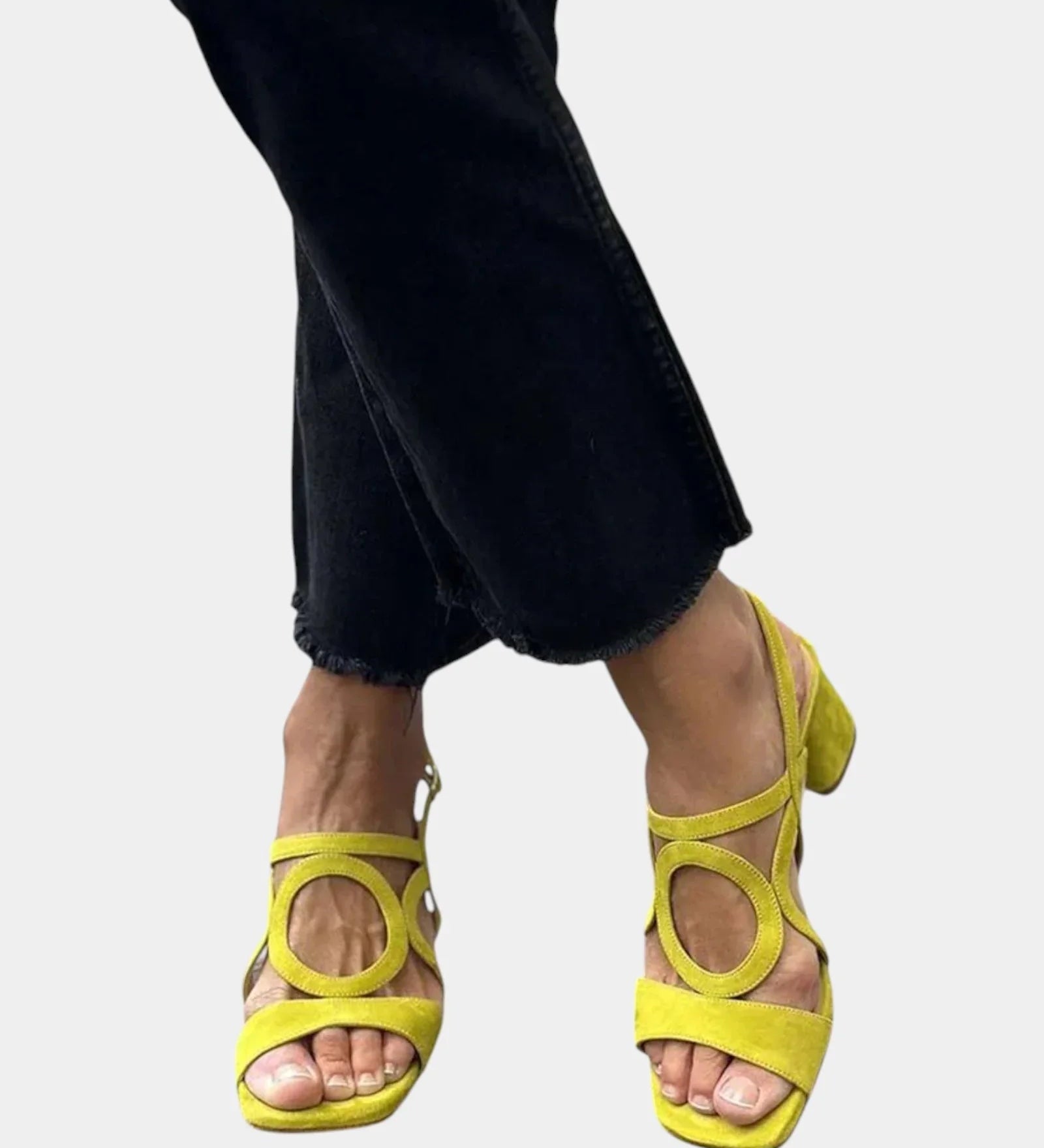 Guillelmine | Square-Toed Sandals with Rounded Cut