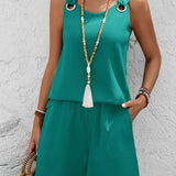 Dianise | Short Set and Light Blouse