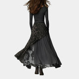 NKEM | Long Leopard Print Dress
