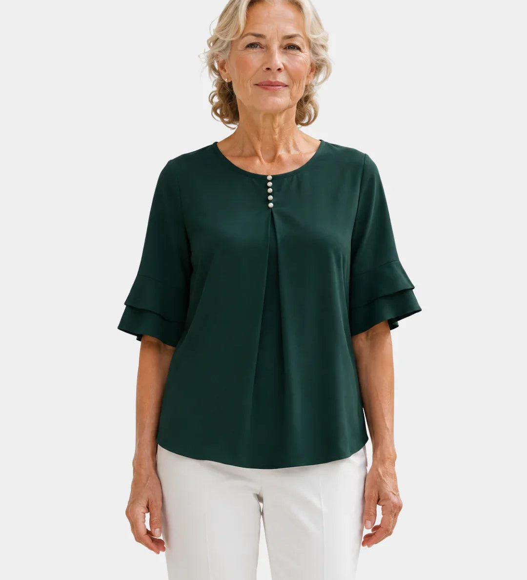 Hadelinde | Elegant Button-Up Blouse