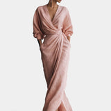 Sidonie | Minimalist Maxi Dress Pink