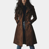 Sienna | Elegant Suede Trench
