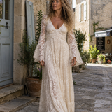 Annoncelle | Vintage Mermaid Cut Long Dress