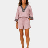 Garsende | Lightweight shorts and blouse set