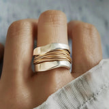 Maria | Ring with Golden Threads