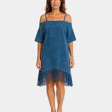 Héloïsette | Strap Dress with Fringes