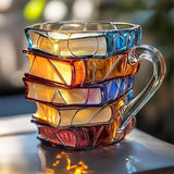 3D Unique and Handmade Mug for Book Lovers