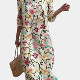 Abeline | Elegant Floral Dress