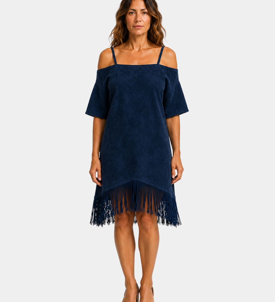 Héloïsette | Strap Dress with Fringes