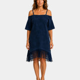Héloïsette | Strap Dress with Fringes