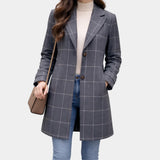 Delphine – Classic Checkered Coat