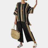 Laure | Oversized Striped Top and Comfortable Pants