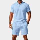 Vincent | Elegant Polo and Shorts Set