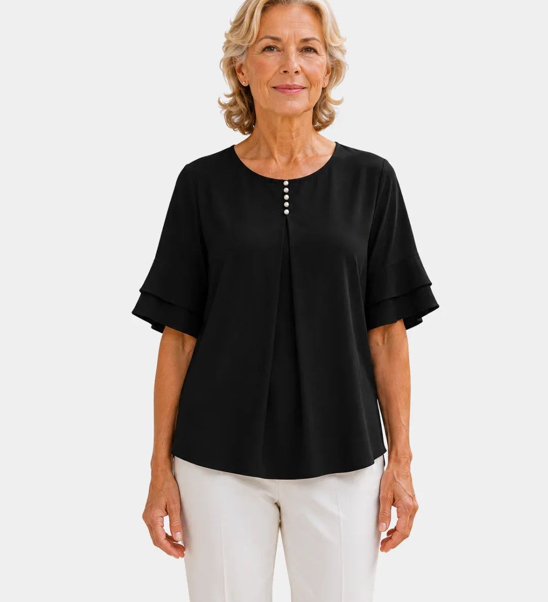 Hadelinde | Elegant Button-Up Blouse