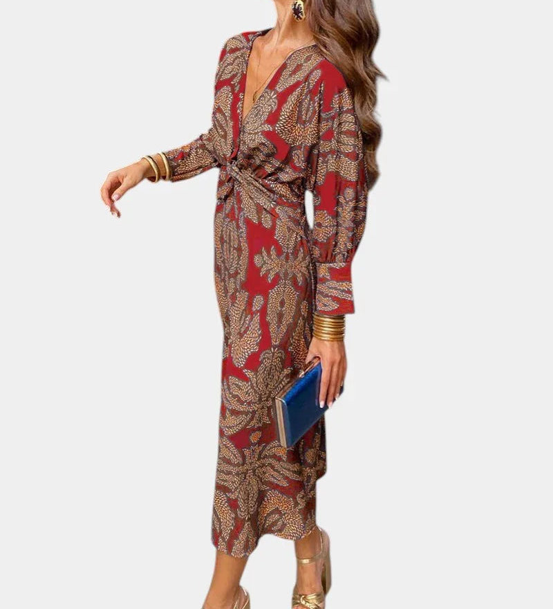 Eve | Elegant Dress with Timeless Print
