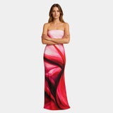 Pascale | Fitted Maxi Dress with Minimalist Design