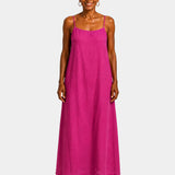Desideria | Long dress with thin straps