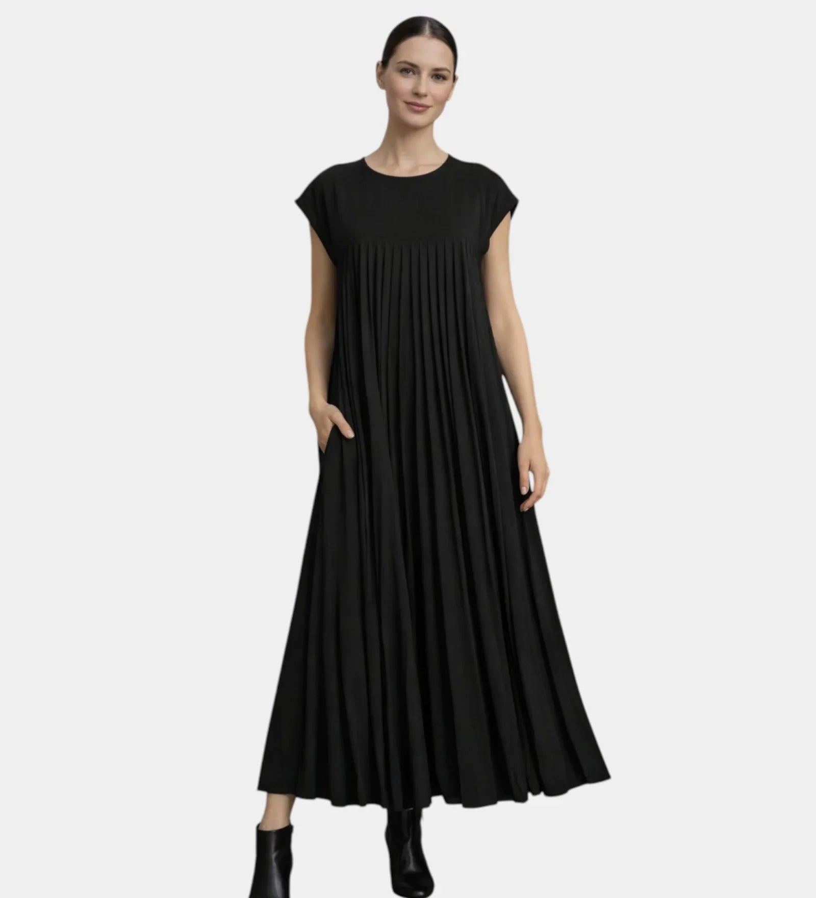 Marianne | Pleated Midi Dress
