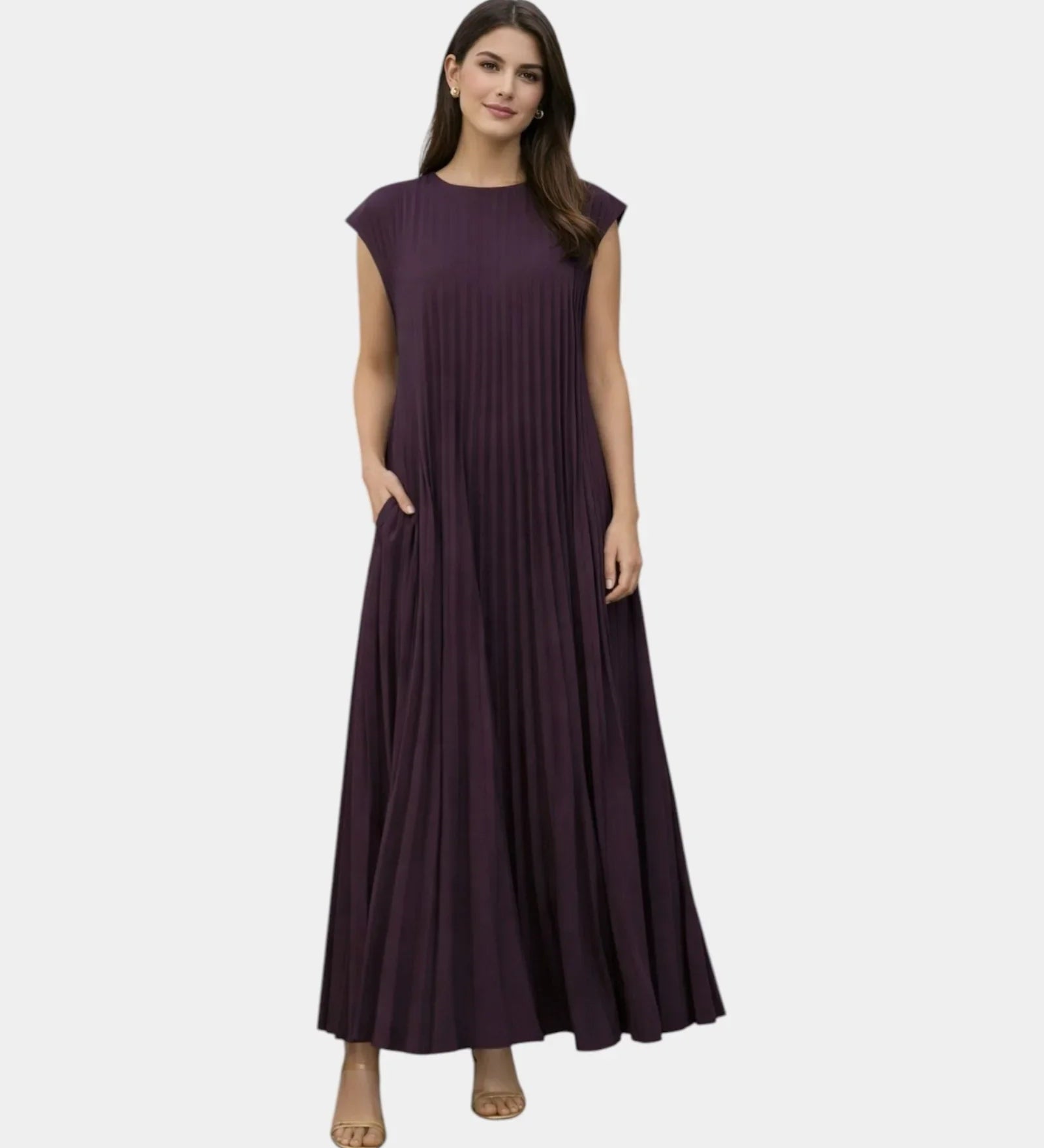 Marianne | Pleated Midi Dress