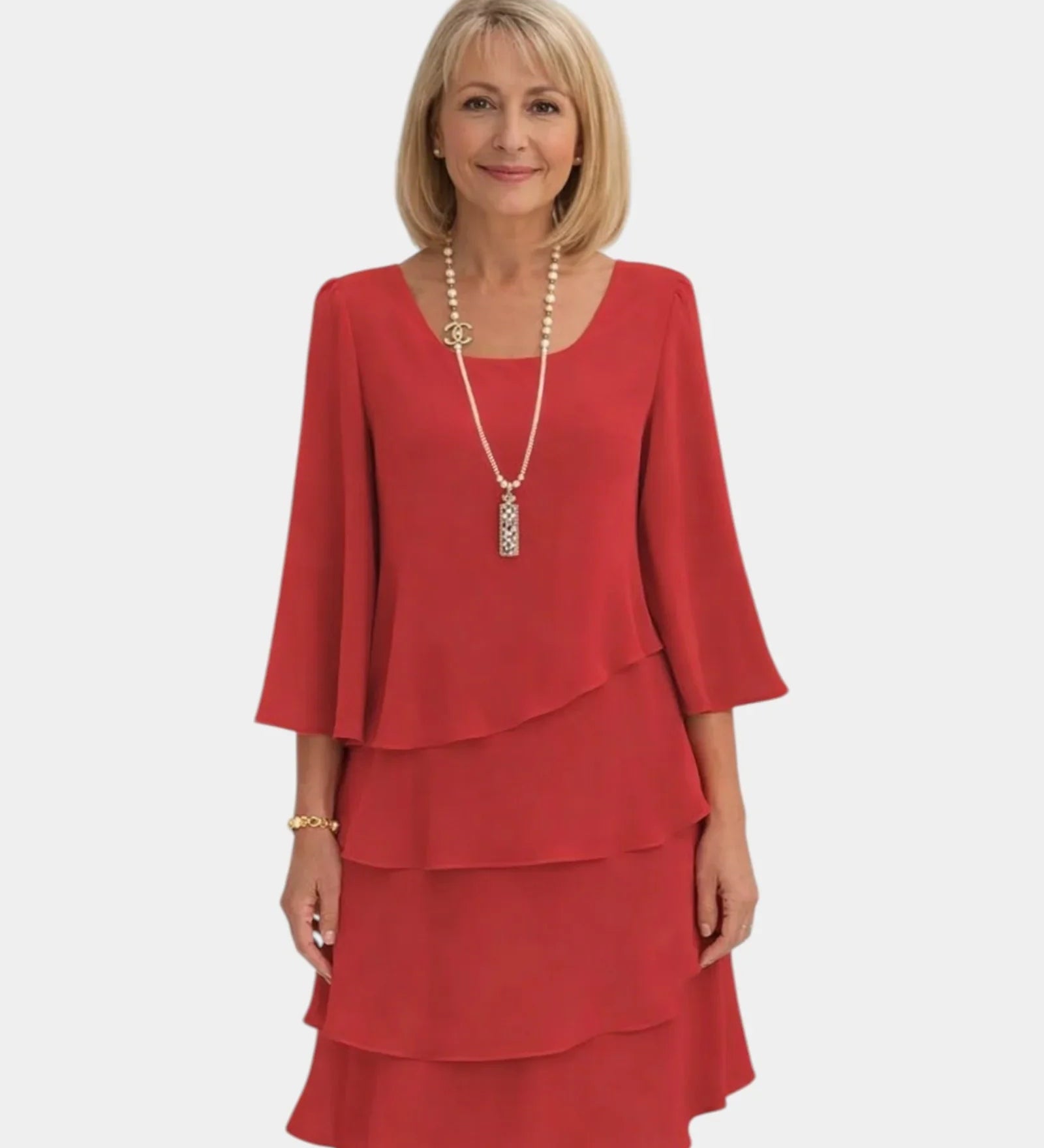 Thaé | Elegant and Comfortable Ruffle Dress