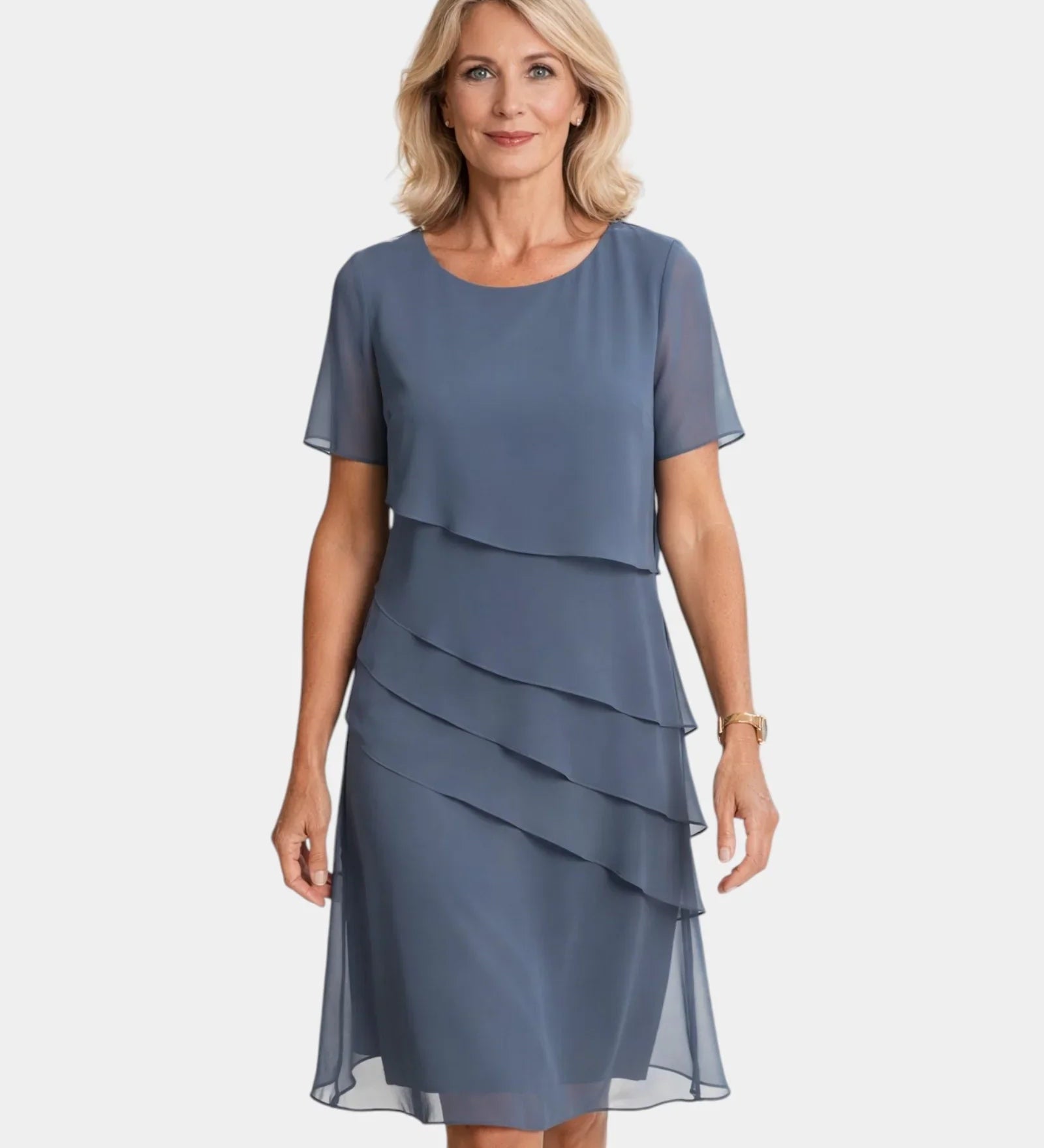 Verane | Elegant and Comfortable Ruffle Dress