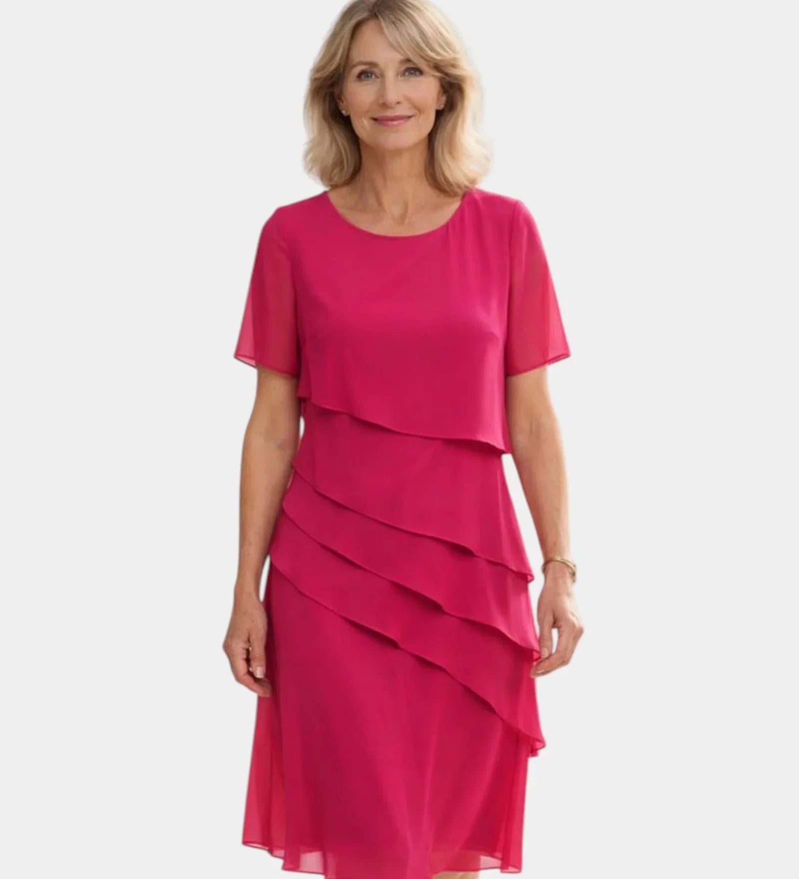 Verane | Elegant and Comfortable Ruffle Dress