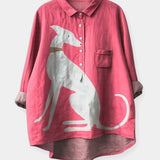 Jade | Timeless shirt with print