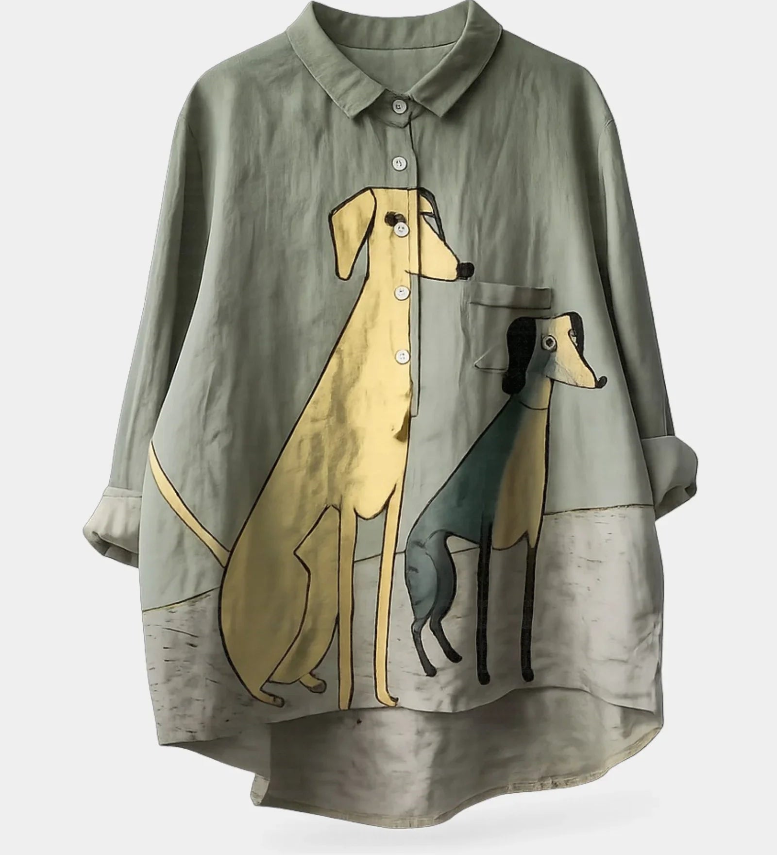 Jade | Timeless shirt with print