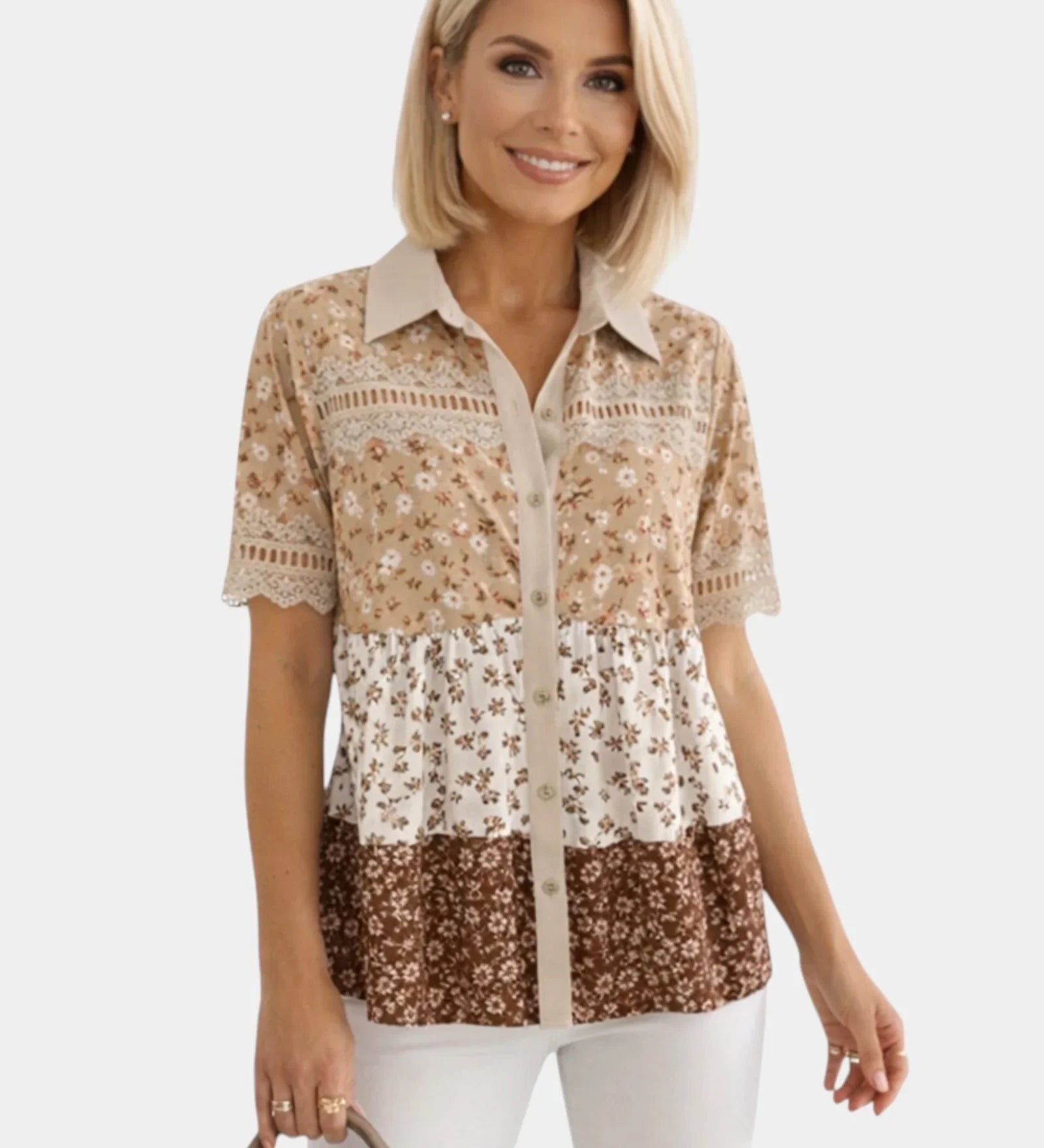 Évania | Floral Blouse
