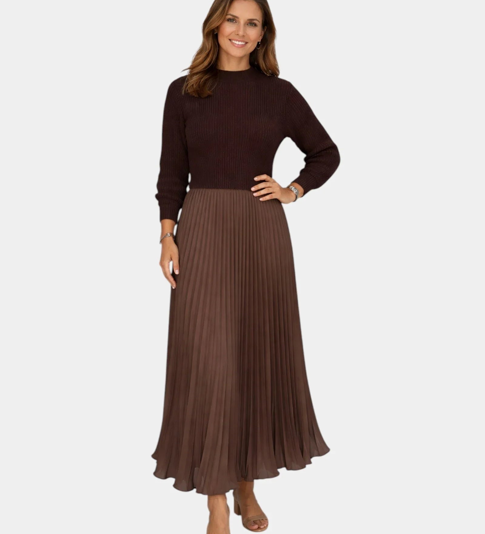 Beatrice | Blouse Effect Dress
