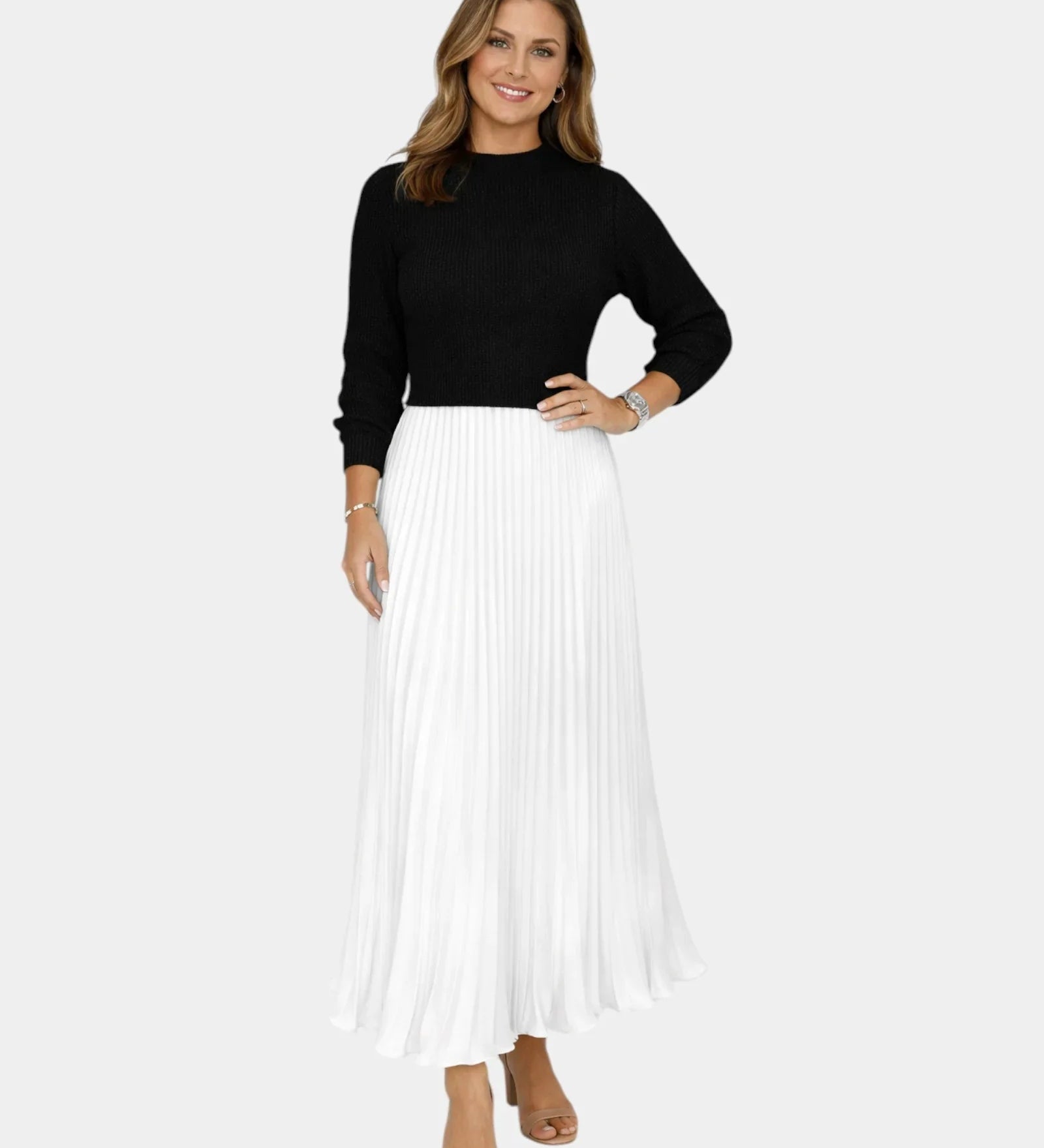 Beatrice | Blouse Effect Dress