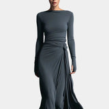 Renee | Draped Maxi Dress