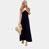 Iva | Maxi Dress with Crossed Straps