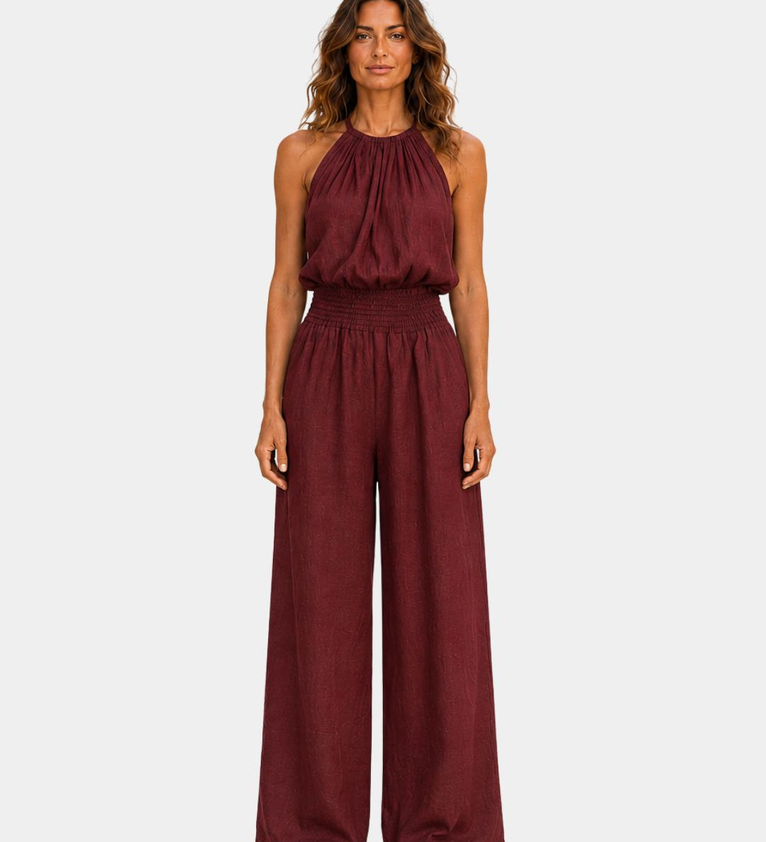Ghisleine | Elegant Jumpsuit with Halter Neck