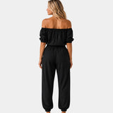 Brunissonne | Sleeveless Jumpsuit with Off-Shoulder Design