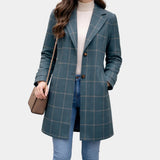 Delphine – Classic Checkered Coat