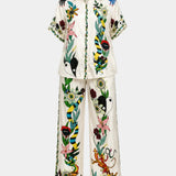 Anastaise | Satin Effect Shirt and Pants Set