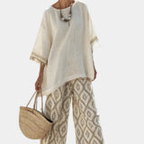 Ilaria | Sophisticated top and casual pants