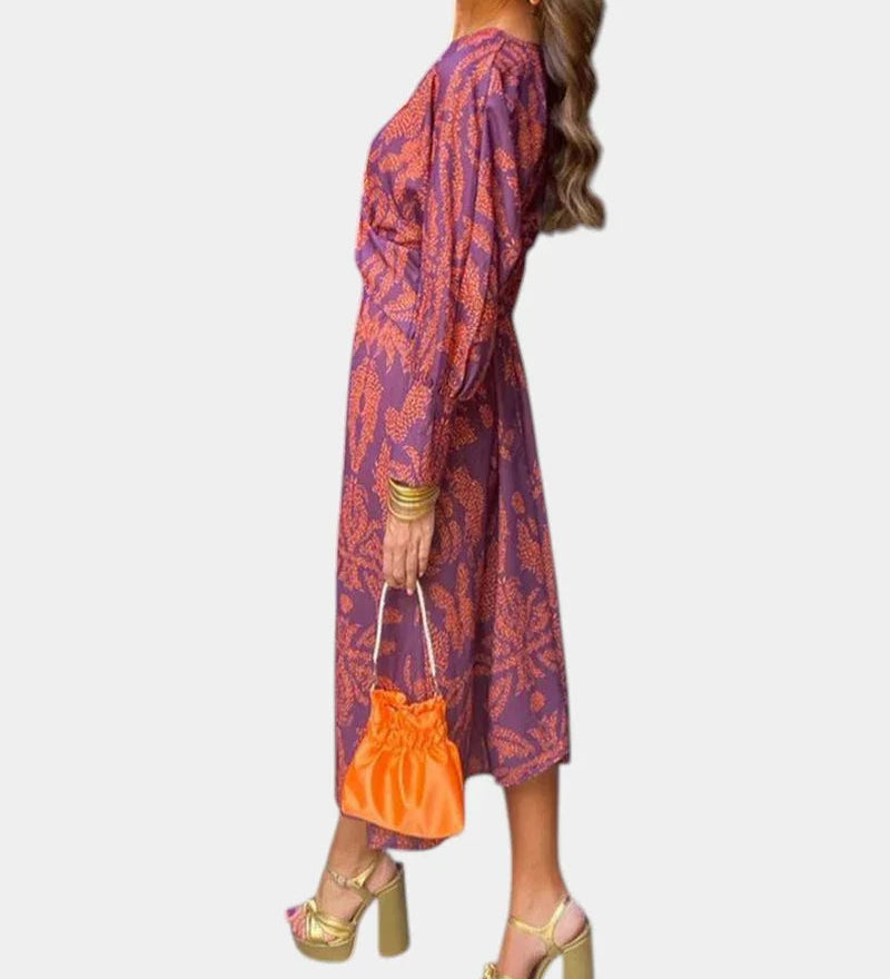 Eve | Elegant Dress with Timeless Print