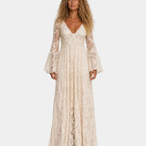 Annoncelle | Vintage Mermaid Cut Long Dress