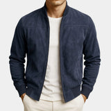 Adrian | Premium Suede Bomber Jacket