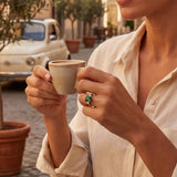 Berthe | Ring with a Green Stone