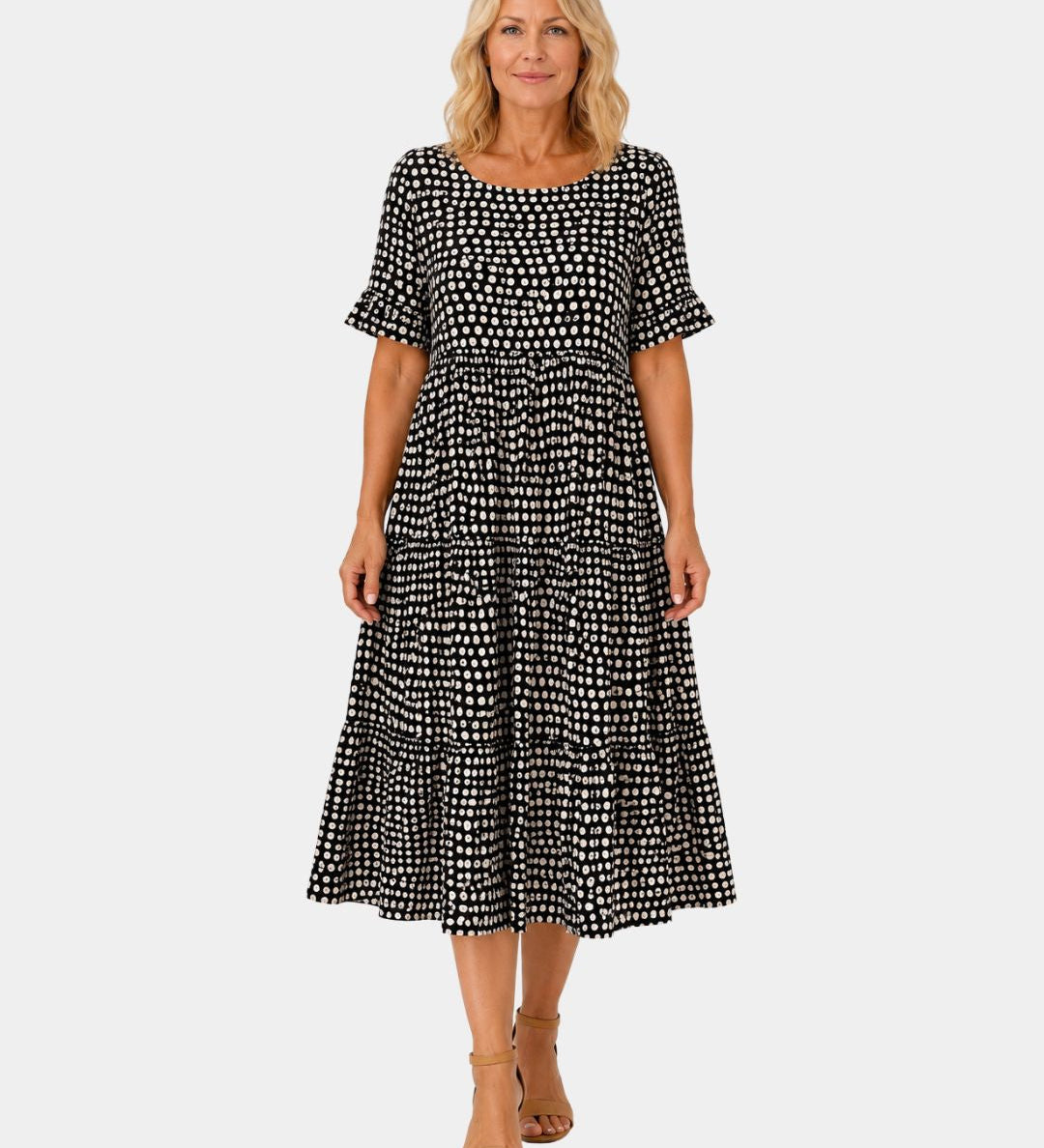 Belzamine | Lightweight Polka Dot Dress