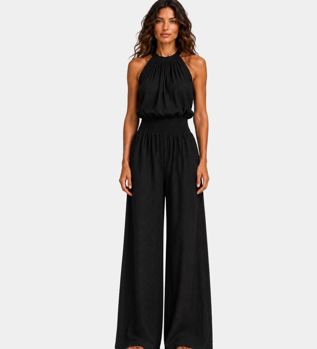 Audenette | Elegant Halter Neck Jumpsuit