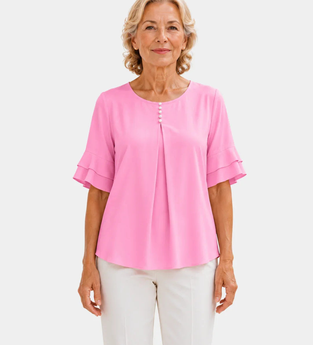 Hadelinde | Elegant Button-Up Blouse
