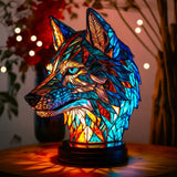 Enchanted Wolf Lamp