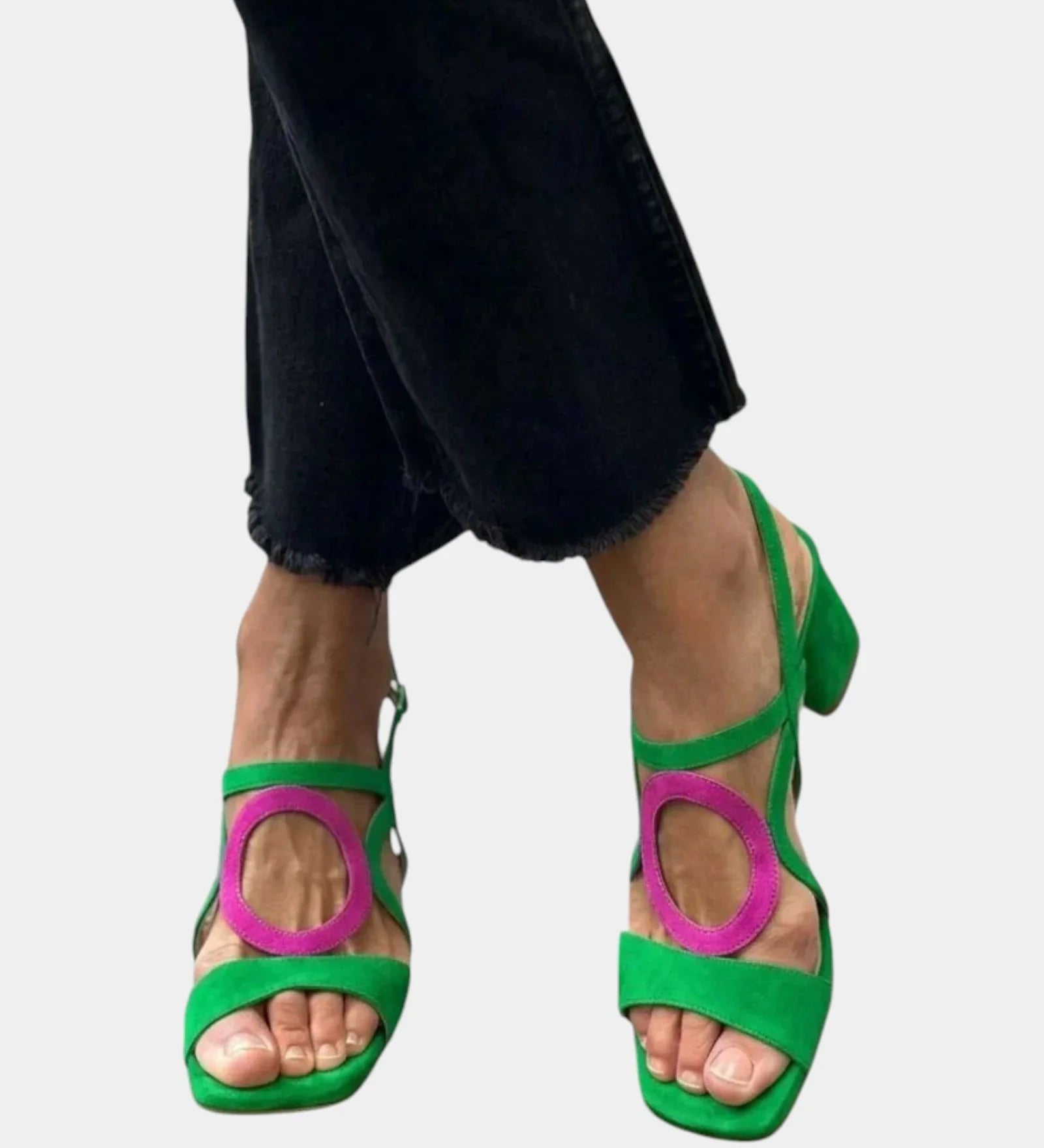 Guillelmine | Square-Toed Sandals with Rounded Cut