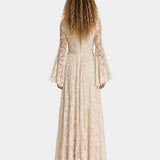 Annoncelle | Vintage Mermaid Cut Long Dress