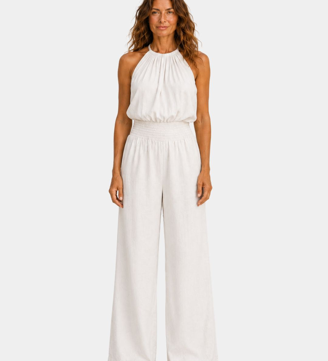 Ghisleine | Elegant Jumpsuit with Halter Neck